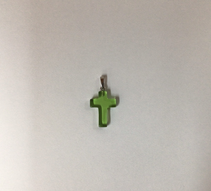 Karibi.Bernstein Anhänger Kreuz