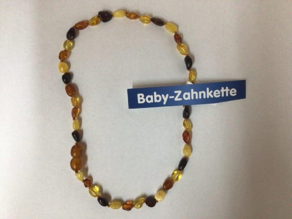 Baby-Zahnkette-Bernstein-oval